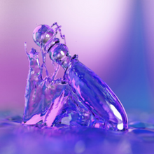 Charger l'image dans la galerie, Biird and Wicul iridescent glass dildo Cecii no4