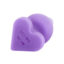 Charger l'image dans la galerie, Naughty Candy Heart's Do Me Now Mauve Butt Plug