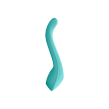 Charger l'image dans la galerie, Vibromasseur universel turquoise Endless Love de Satisfyer de profil, sur fond blanc.