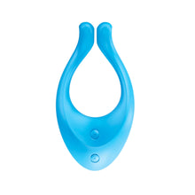 Charger l'image dans la galerie, Vibromasseur universel turquoise Endless Love bleu ciel de Satisfyer vu de face, sur fond blanc.