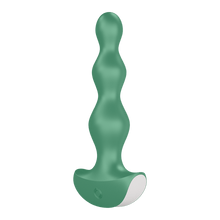 Load image into Gallery viewer, Perles anales vibrantes vertes Lolli 2 de Satisfyer sur fond blanc
