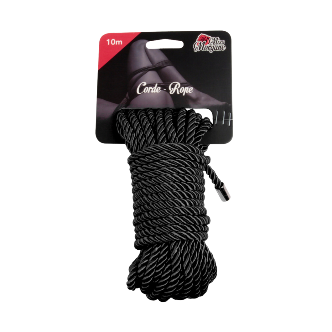 corde shibari noire Miss Morgane