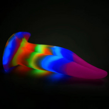Charger l&#39;image dans la galerie, Creature Cock&#39;s Glow In The Dark Unicorn Kiss Dildo
