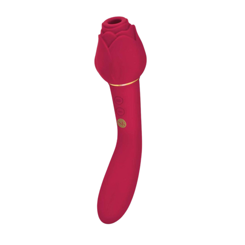 Rosegasm Twosome double ended suction vibrator