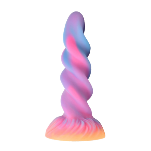 Unicorn-like Moon Rider glow-in-the-dark fantasy dildo by Creature Cocks