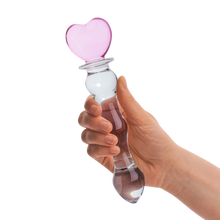 Load image into Gallery viewer, Heart of Glass Dildo - 8&quot;
