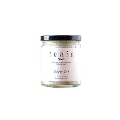 Sel de bain Gère-toi! Fabriqué à Montréal par Atelier Tonic