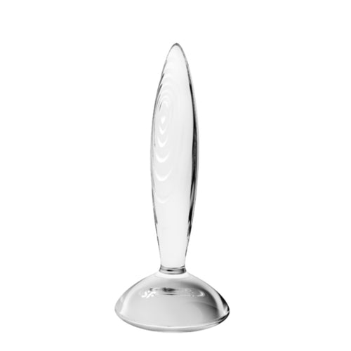 Satisfyer's sparkling crystal glass dildo en verre