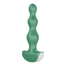 Charger l&#39;image dans la galerie, Perles anales vibrantes vertes Lolli 2 de Satisfyer sur fond blanc
